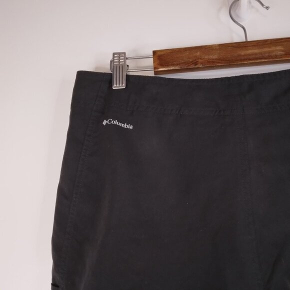 Columbia Omnishade Black Shorts Size 8 - Picture 5 of 7